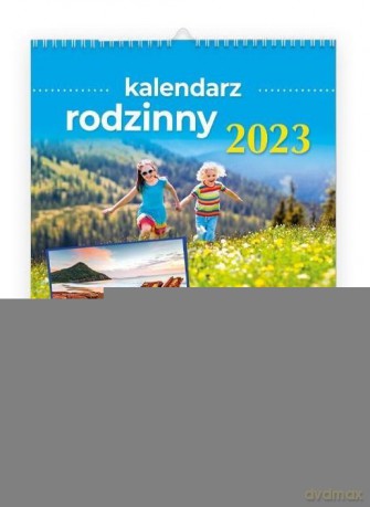 Kalendarz 2023 ścienny - Kalendarz rodzinny [KALENDARZ]