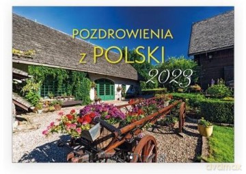 Kalendarz 2023 ścienny - Pozdrowienia z Polski [KALENDARZ]