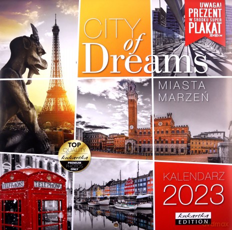 Kalendarz 2023 ścienny Classic City of Dreams [KALENDARZ]