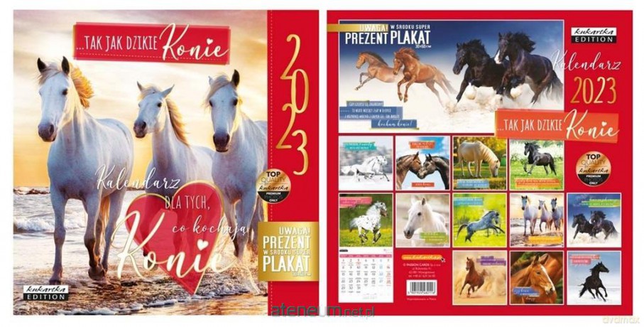 Kalendarz 2023 ścienny Classic Konie [KALENDARZ]