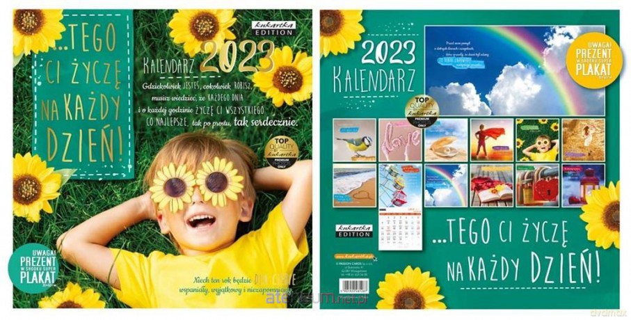 Kalendarz 2023 ścienny Classic Życzenia [KALENDARZ]