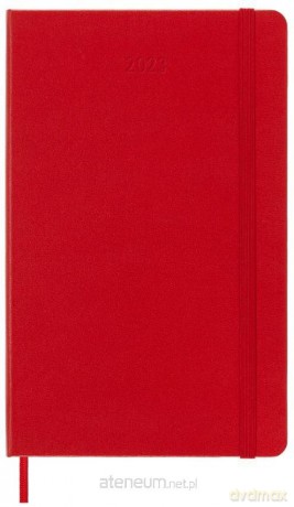 Kalendarz 2023 tygodniowy 12ML (twardy) scarlet red [KALENDARZ]