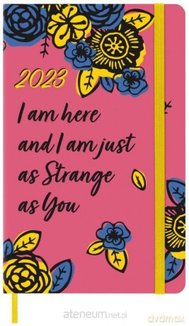Kalendarz 2023 tygodniowy 12ML Frida Kahlo pink [KALENDARZ]