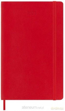 Kalendarz 2023 tygodniowy 12ML miękka scarlet red [KALENDARZ]