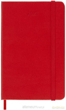 Kalendarz 2023 tygodniowy 12MP (twardy) scarlet red [KALENDARZ]