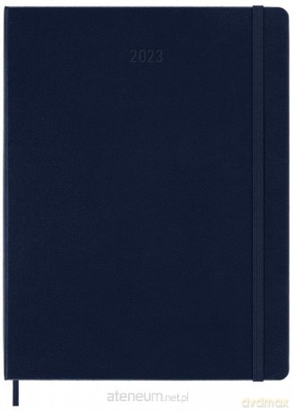 Kalendarz 2023 tygodniowy 12MXL (twardy) sapphire blue [KALENDARZ]