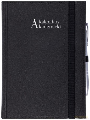 Kalendarz akademicki 2023 A5 tygodniowy Cross czarny [KALENDARZ]