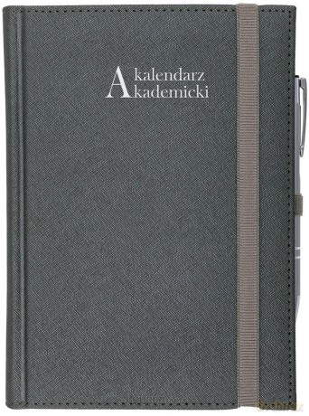 Kalendarz akademicki 2023 A5 tygodniowy Cross srebrny [KALENDARZ]
