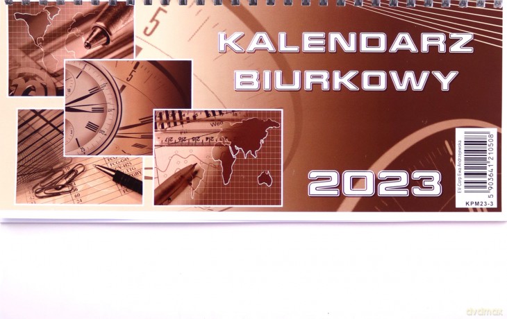 Kalendarz biurkowy 2023 poziom mały mix [KALENDARZ]