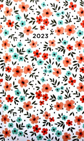 Kalendarz kieszonkowy 2023 Kwiatuszki [KALENDARZ]