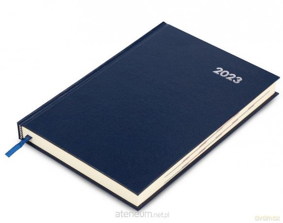 Kalendarz książkowy 2023 A5 niebieski [KALENDARZ]