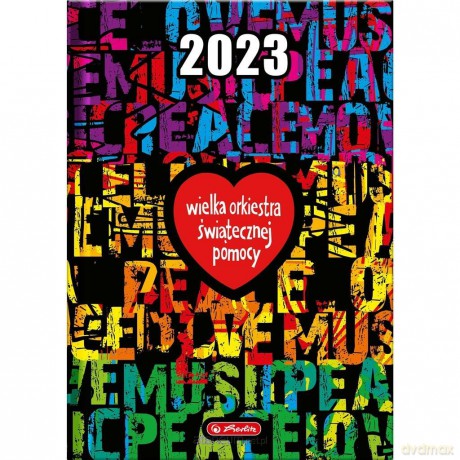 Kalendarz tygodniowy 2023 A5 WOŚP [KALENDARZ]