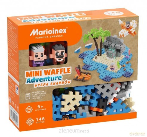 Klocki Mini Waffle 148 elementów Wyspa skarbów [KLOCKI]