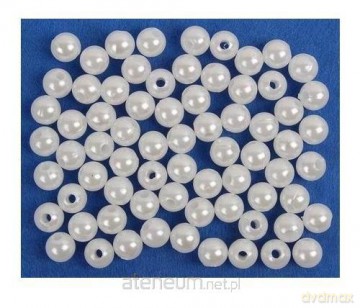 Koraliki 8mm białe