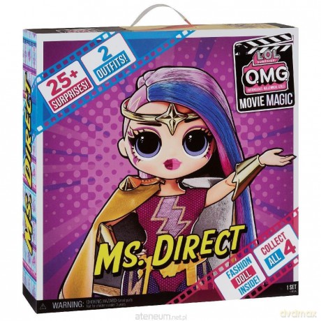 LOL Surprise OMG Movie Magic Doll Ms.Direct (4 szt)