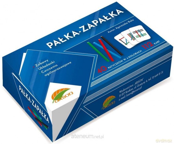 Pałka - zapałka. Karty edukacyjne