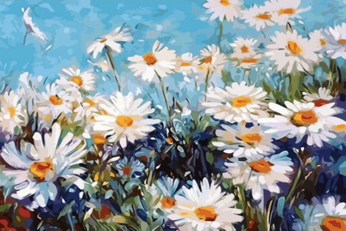 Płótno malarskie ze szkicem 30x40 cm 89648