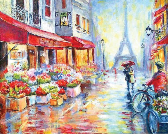 Płótno malarskie ze szkicem 40x50 cm 89681
