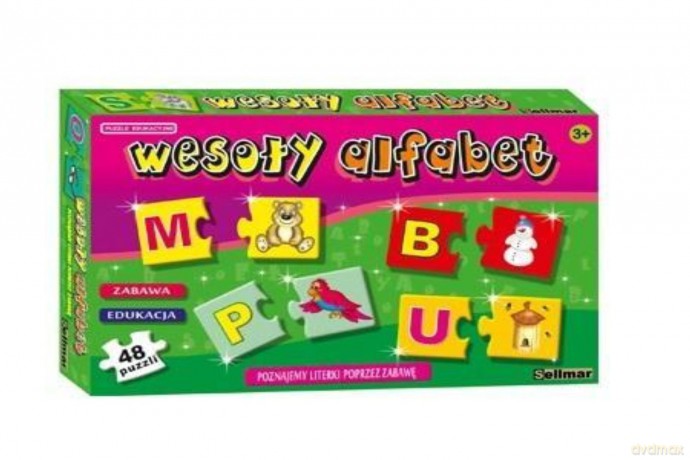 Puzzle edukacyjne Wesoły alfabet