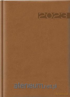 Terminarz 2023 A5 Lux złocony brązowy [KALENDARZ]