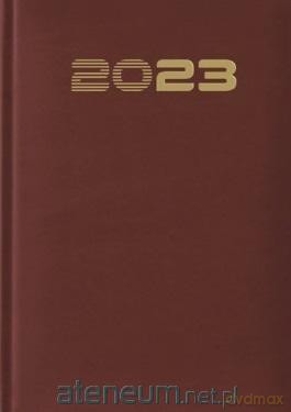 Terminarz 2023 A5 Standard bordowy [KALENDARZ]
