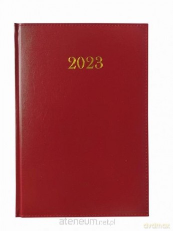 Terminarz 2023 B5 tygodniowy bordo [KALENDARZ]