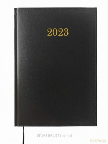 Terminarz 2023 B5 tygodniowy czarny [KALENDARZ]