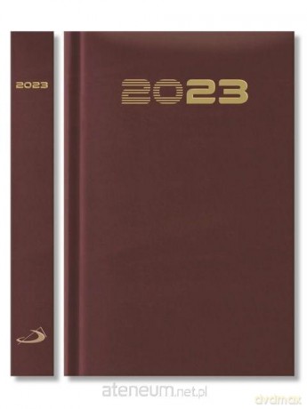 Terminarz 2023 B6 Standard bordowy [KALENDARZ]