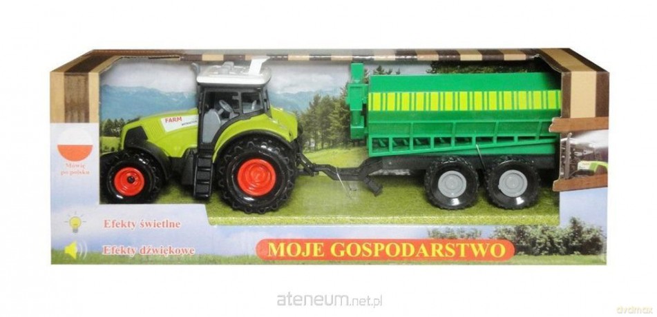 Traktor z przyczepą polski moduł dźwiękowy
