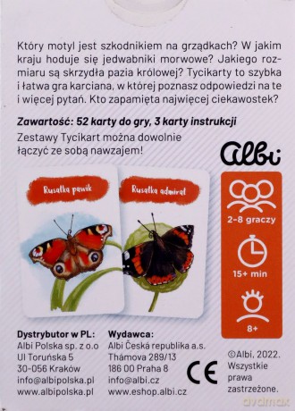 Tycikarty: Motyle [KARTY]