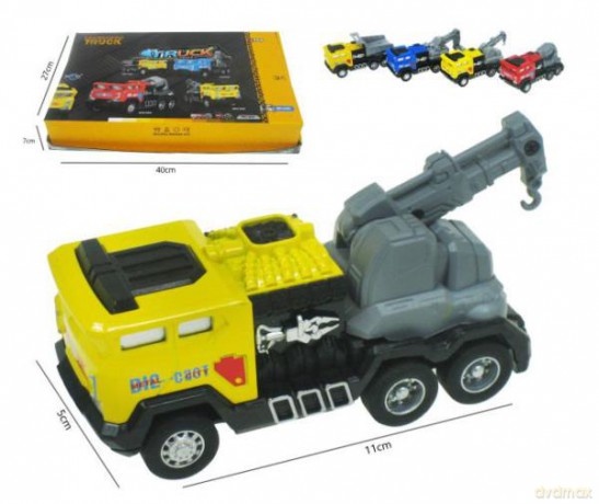 Auto budowlane 10,5 cm metalowe pullback HAT29 Hipo mix