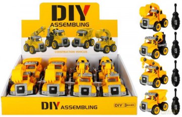 Auto ciężarowe do skręcania 10 cm 500179 mix