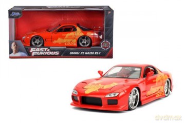 Auto Fast&Furious Szybcy i wściekli Orange JL5 Mazda RX-7 1:24 JADA