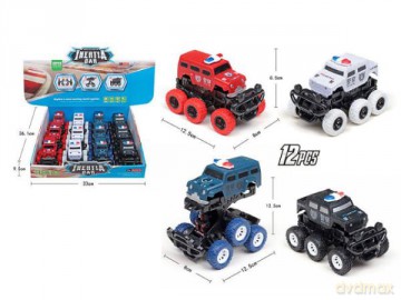 Auto Jeep 6x6 wystrzeliwany policyjny BA9314 mix
