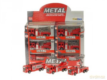 Auto Pojazd strażacki metalowe 545465 MIX