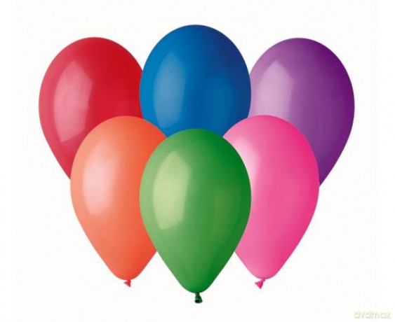 Balon G120 pastel 13, 33 cm różnokolorowe 80/50szt