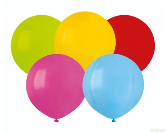 Balony G150 pastel 19 48 cm - różowe 50szt
