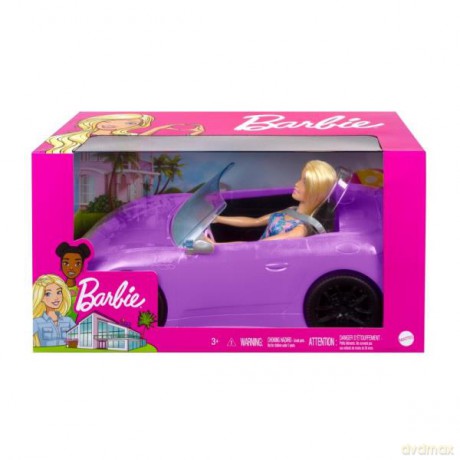 Barbie Kabriolet + lalka blondynka HBY29
