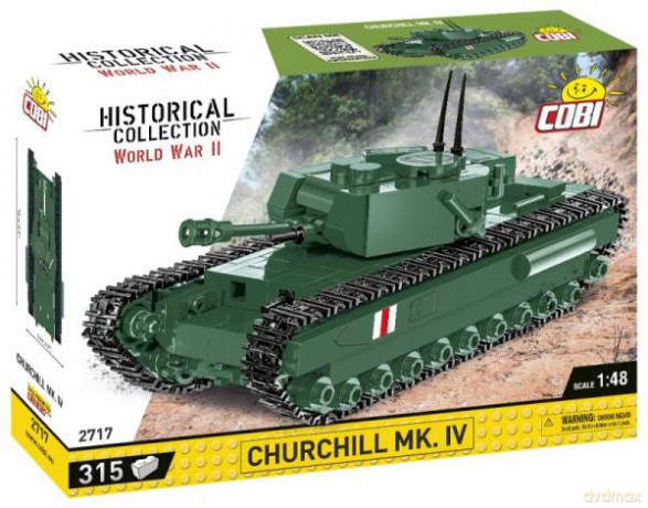 COBI 2717 Historical Collection WWII Czołg Churchill MK. IV 315 klocków [KLOCKI]