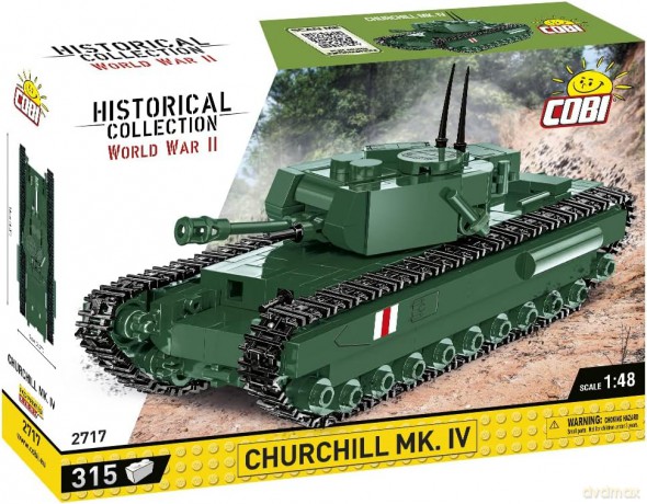COBI 2717 Historical Collection WWII Czołg Churchill MK. IV 315 klocków [KLOCKI]