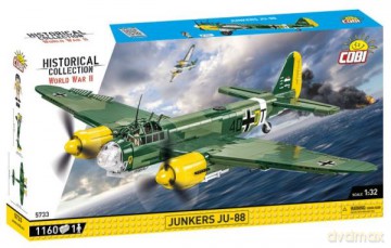 COBI 5733 Historical Collection WWII Samolot Junkers JU-88 1160 klocków [KLOCKI]