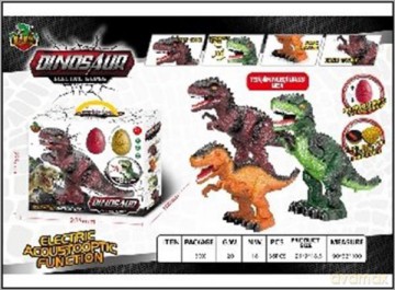 Dinozaur na baterie 2 jaja 544986 mix [FIGURKA]