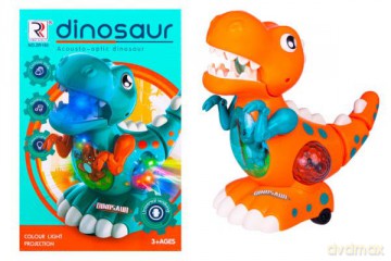 Dinozaur świecący dla malucha z muzyką i światłami 1005951 MIX