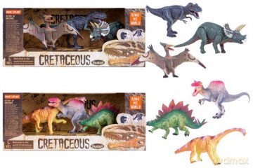 Dinozaur x3 Cretaceous ruchome części 4254 mix [FIGURKA]