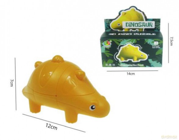Dinozaury 11 cm kostka magiczna 3D H13088 Hipo [FIGURKA]