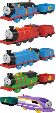 Fisher-Price Tomek i Przyjaciele Lokomotywa podstawowa z napędem HFX93 mix