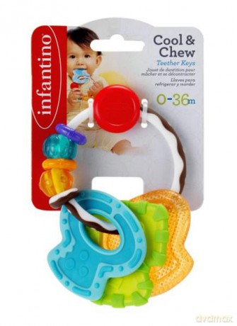 Infantino 216570N Gryzaczek kluczyki na krążku