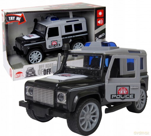 Jeep Policja światło, dźwięk w pudełku 1287221