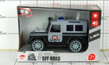 Jeep Policja światło, dźwięk w pudełku 1287221
