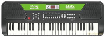 Keyboard Pianinko elektryczne z mikrofonem i wyświetlaczem lcd, 54 klawisze 187769